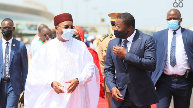 Bref déplacement du président du Niger à Lomé